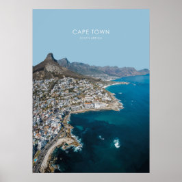 Poster Cidade do Cabo, África do Sul, Viagem Trabalho de 
