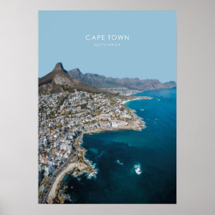 Poster Cidade do Cabo, África do Sul, Viagem Trabalho de