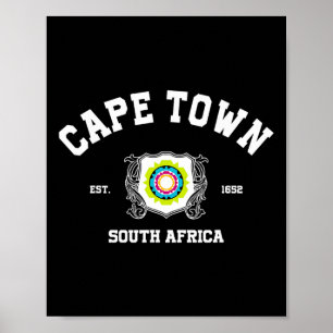 Poster Cidade do Cabo Fotografia de Viagem África do Sul 