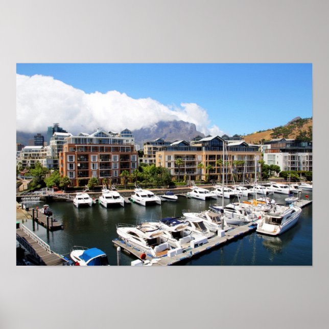 Póster Cidade do Cabo, Porto da África do Sul (Frente)