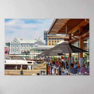 Poster Cidade do Cabo Zona Frontal Cityscape África do Su