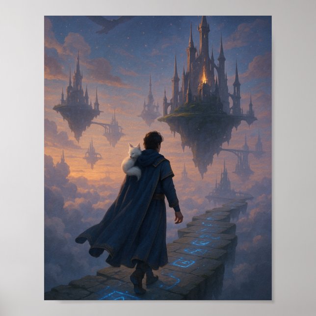 Poster Cidade do céu etéreo (Frente)