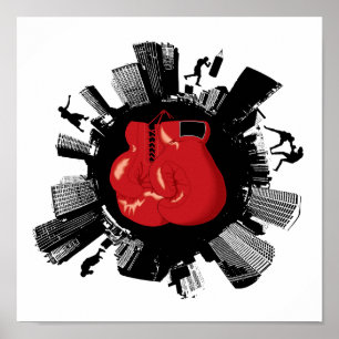 Póster Cidade do encaixotamento