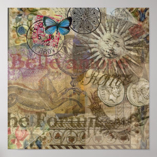 Poster Cidade do Feriado em Roma, Itália, Viagem