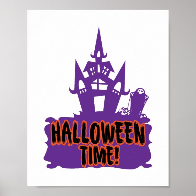 Poster Cidade do Halloween (Frente)