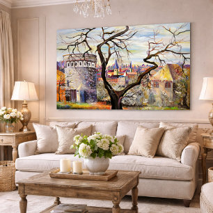 Póster Cidade do Luxemburgo - Planalto Psicodélico Du Rha