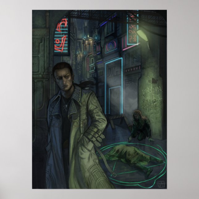 Póster Cidade do Metamor: Cena do Crime (Frente)