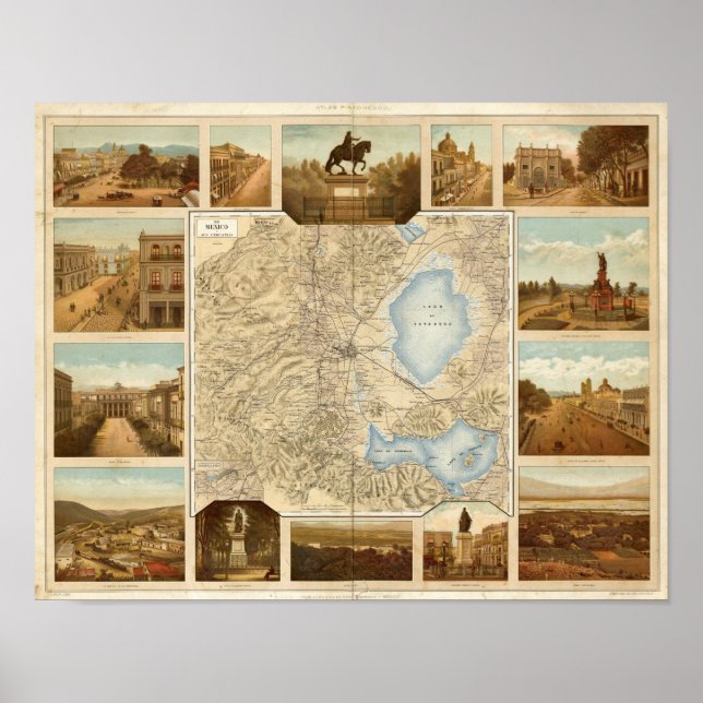Póster Cidade do México (Frente)