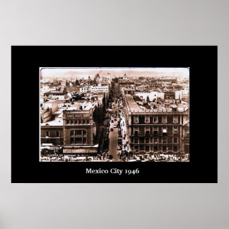 Póster Cidade do México 1946