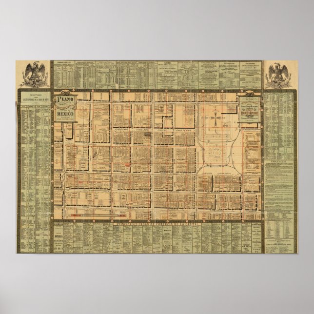 Póster Cidade do México 3 (Frente)