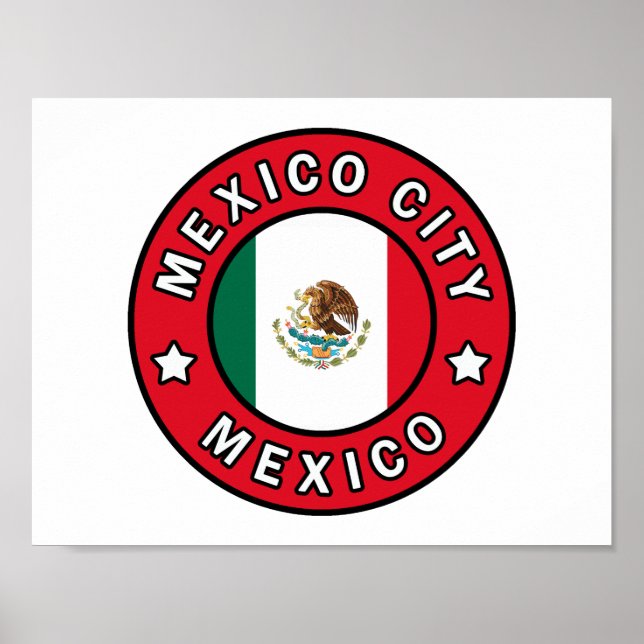 Póster Cidade do México México (Frente)