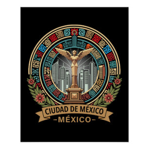 Póster Cidade do México México América Central