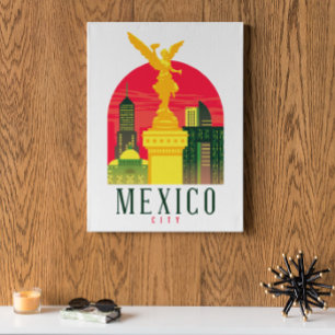 Poster Cidade do México - Vintage