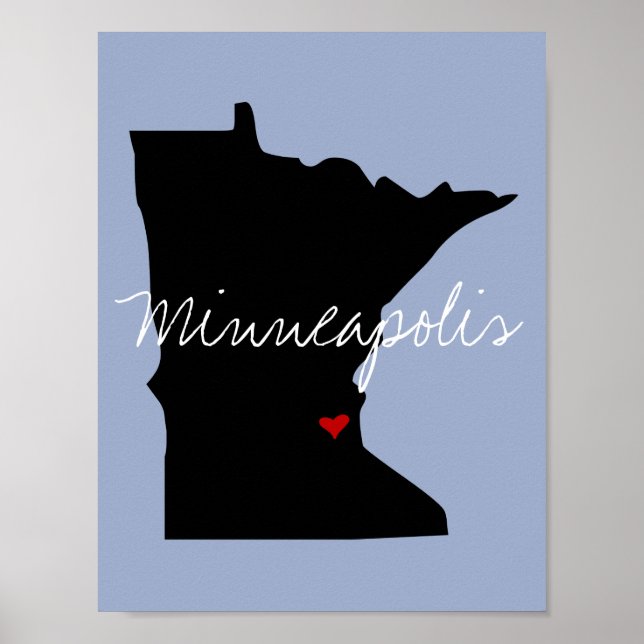 Póster Cidade do Minnesota (Frente)