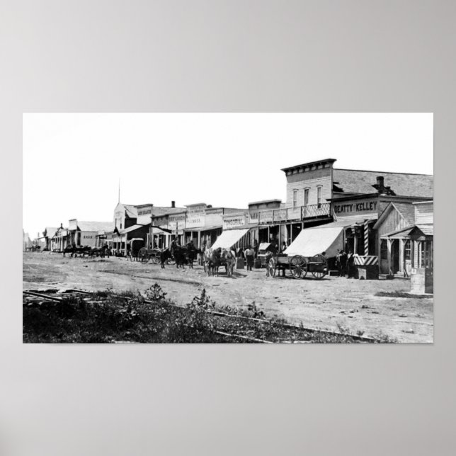 POSTER CIDADE DO OCIDENTE ANTIGO, KANSAS (Frente)