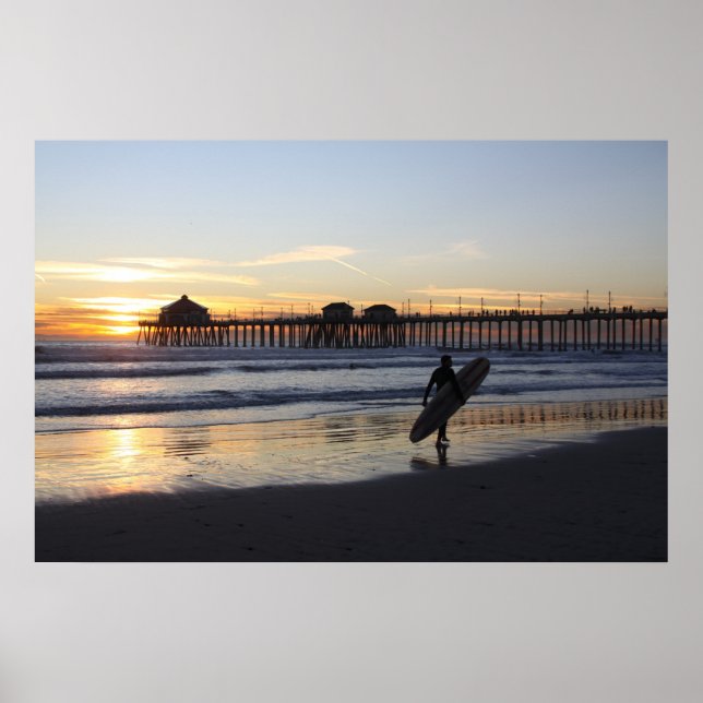 Póster Cidade do surf " Lado Baixo (Frente)