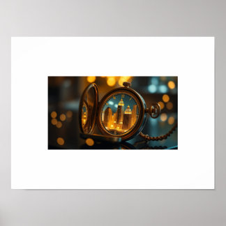 Poster Cidade do Tempo - Sonhos Urbanos Armados em Bolso