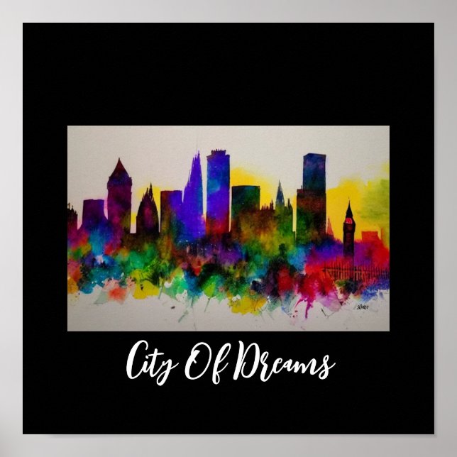 Poster Cidade Dos Sonhos (Frente)