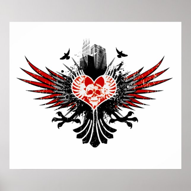 Póster Cidade dos Sonhos (Vermelho) (Frente)