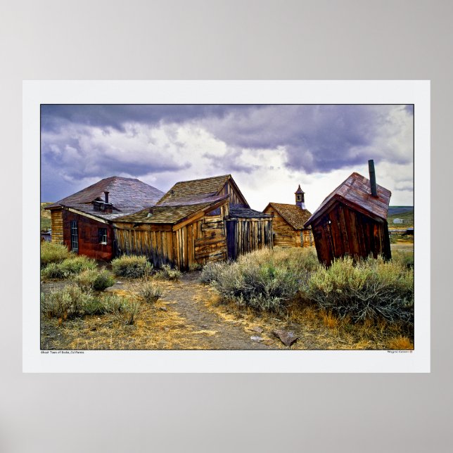 Poster Cidade Fantasma de Bodie California (Frente)