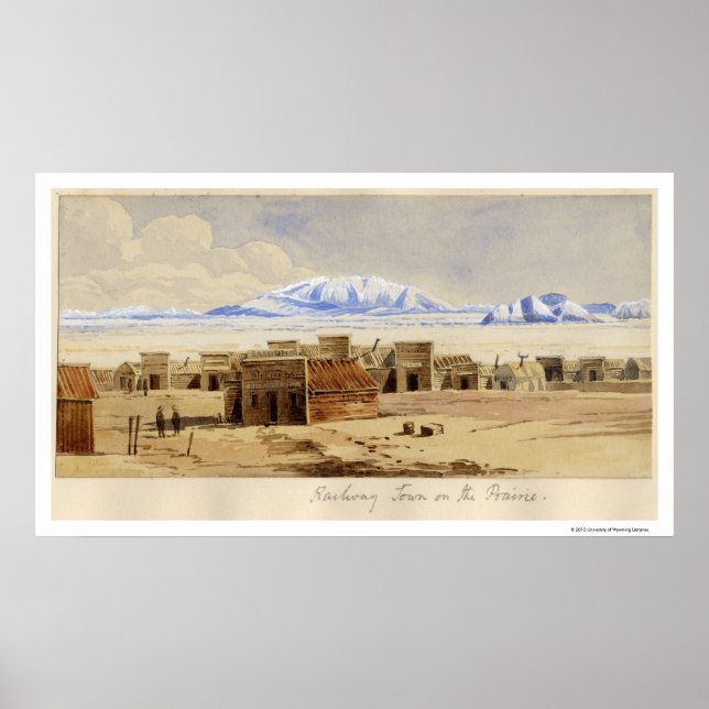 Póster Cidade Ferroviária na Pradaria (Frente)