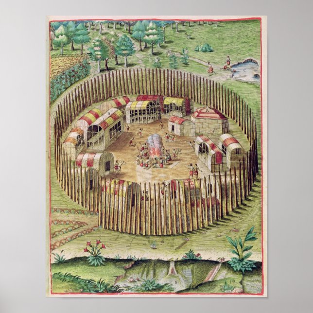 Póster Cidade Fortificada de Pomeiooc (Frente)