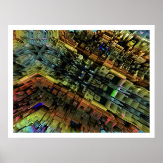 Poster Cidade Fractal