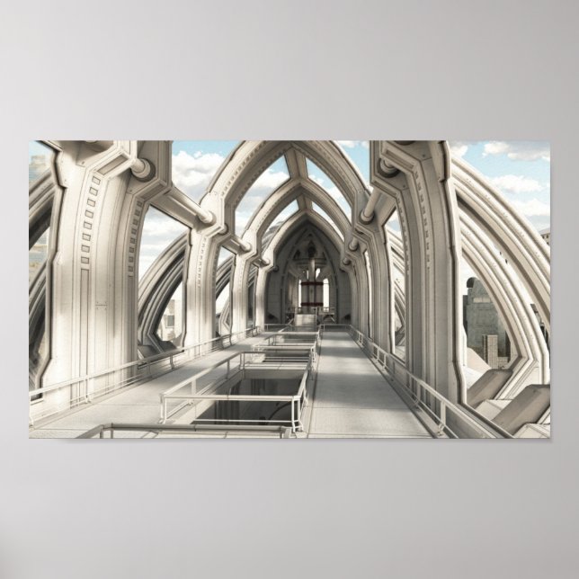 Poster Cidade futura do dentro a (Frente)