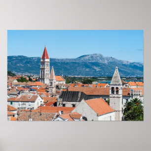 Poster Cidade histórica de Trogir - Dalmácia, Croácia