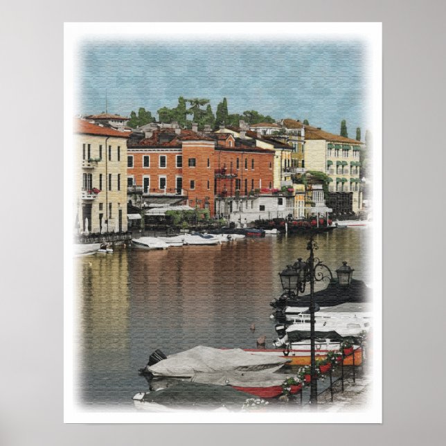 Póster Cidade italiana (Frente)