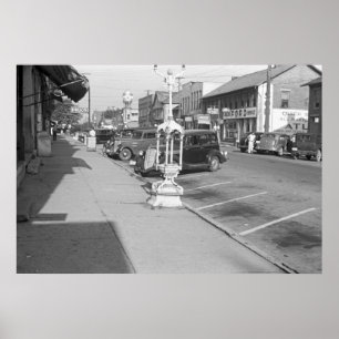 Póster Cidade lisa, Ohio, os anos 30