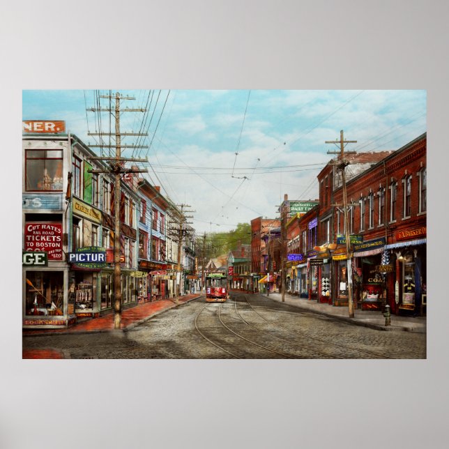 Póster Cidade - MA Gloucester - Um pouco de tudo 1910 (Frente)
