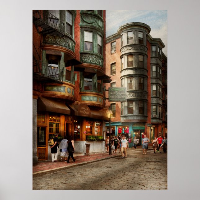 Póster Cidade - MÃES de Boston - A Praça Norte (Frente)