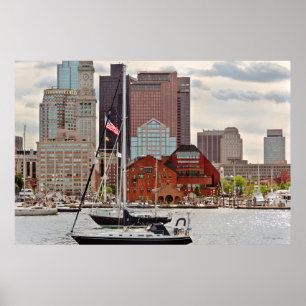 Póster Cidade - Mães de Boston - Linha do horizonte