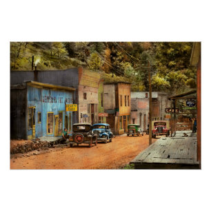 Póster Cidade - Mogollon NM - Antes dos fantasmas 1940