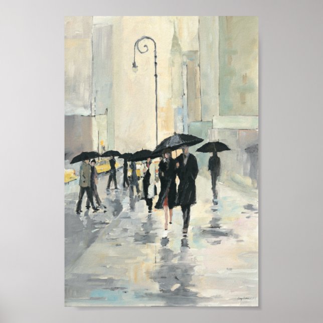 Póster Cidade na Chuva (Frente)