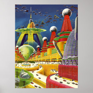 Póster cidade no venus