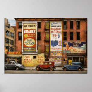 Poster Cidade - Nova York NY - Barra de almoço de elite 1