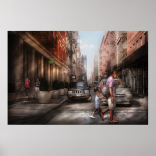 Póster Cidade - NY - Caminhando pela Rua Mercer