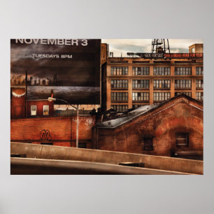 Póster Cidade - NY - história de NY