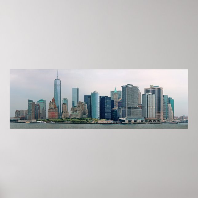 Póster Cidade - NY - O distrito financeiro (Frente)