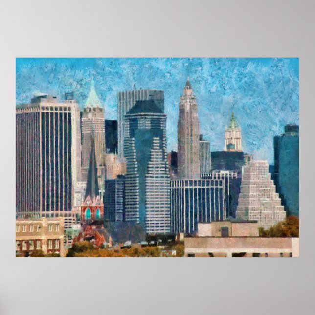 Poster Cidade - NY - Um toque da cidade (Frente)