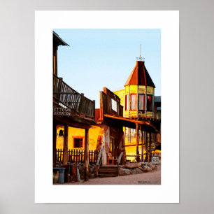 Póster Cidade ocidental velha de Goldfield - o bordel