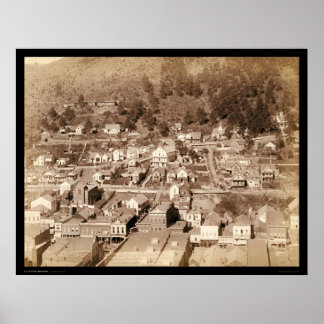 Poster Cidade Pequena de Deadwood SD 1887