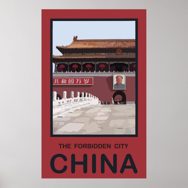 Póster Cidade Proibida China (Frente)