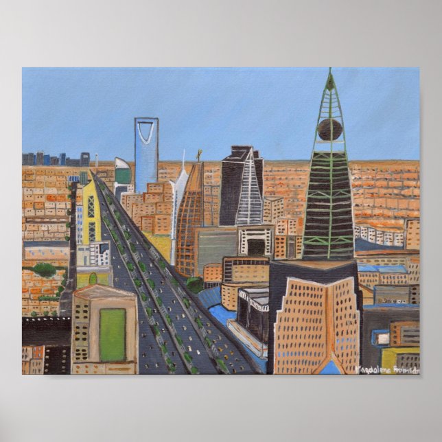 Poster cidade Riad (Frente)