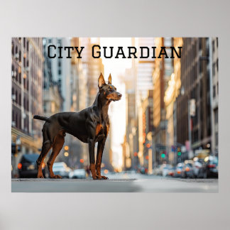 Poster Cidade Sentinel: Doberman na Selva Urbana