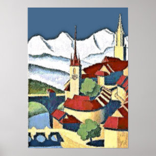 Poster Cidade Suíça