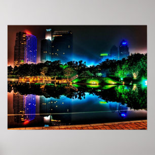 Póster Cidade Trippy