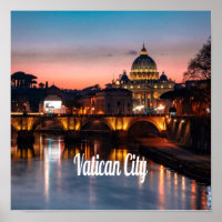 Cidade vaticano À Noite Igreja Católica Romana